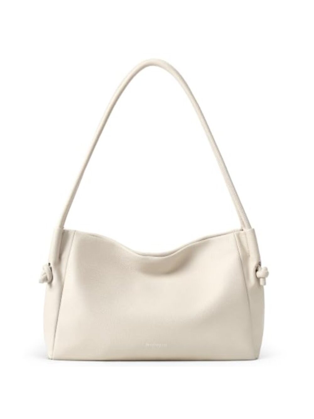 Pebbled Vegan Leather Hobo Shoulder Bag Soft Lightweight Multi-Pocket Travel